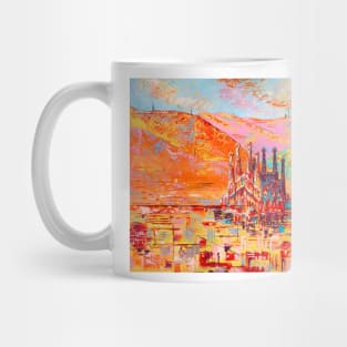 Golden Barcelona Mug